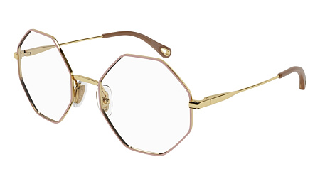 Chloe CH0022O-011 53 Optical Frame NUDE-GOLD-TRANSPARENT Chloe CH0022O-011 53 Optical Frame NUDE-GOLD-TRANSPARENT