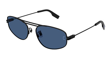 MCQ MQ0392S-003 57 Sunglass BLACK-BLACK-BLUE
