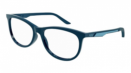 Puma PU0390O-002 56 Optical Frame BLUE-BLUE-TRANSPARENT
