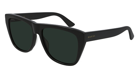 Gucci GG0926S-005 57 Sunglass BLACK-BLACK-GREEN Gucci GG0926S-005 57 Sunglass BLACK-BLACK-GREEN