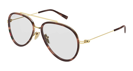 Gucci GG1981S-006 56 Sunglass HAVANA-GOLD-TRANSPARENT
