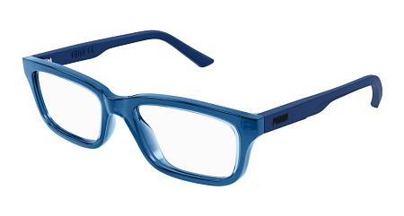 Puma PJ0068O-004 49 Optical Frame BLUE-BLUE-TRANSPARENT