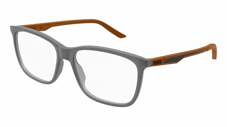 Puma PU0387O-004 57 Optical Frame GREY-BROWN-TRANSPARENT
