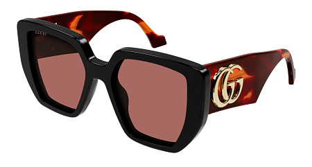 Gucci GG0956S-009 54 Sunglass BLACK-HAVANA-ORANGE Gucci GG0956S-009 54 Sunglass BLACK-HAVANA-ORANGE