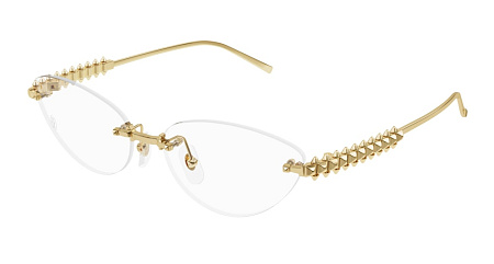 Cartier CT0565O-001 57 Optical Frame GOLD-GOLD-TRANSPARENT
