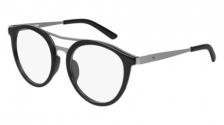 Puma PE0074O-001 47 Optical Frame BLACK-RUTHENIUM-TRANSPARENT