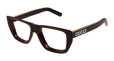 Gucci GG1724O-002 52 Optical Frame BROWN-BROWN-TRANSPARENT
