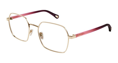 Chloe CH0268O-002 52 Optical Frame GOLD-BURGUNDY-TRANSPARENT