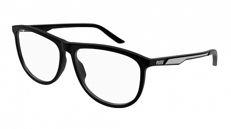 Puma PU0388O-001 60 Optical Frame BLACK-BLACK-TRANSPARENT