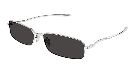 Balenciaga BB0493S-001 62 Sunglass SILVER-SILVER-GREY Balenciaga BB0493S-001 62 Sunglass SILVER-SILVER-GREY
