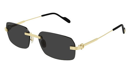 Cartier CT0271S-001 58 Sunglass GOLD-GOLD-GREY