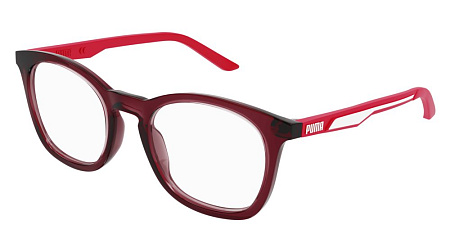 Puma PJ0065O-003 48 Optical Frame RED-RED-TRANSPARENT